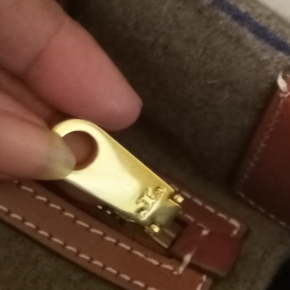 Tory Burch Gray Ella Felt Tote - Picture 9 of 9